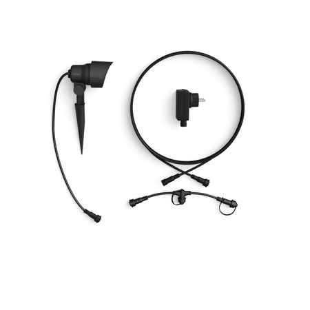 Outdoor-LED-Gartenleuchte SPOT Pack GardenLink 6W 12V 2700K IP44 + Kabel bewegliche Einbauleuchte PHILIPS