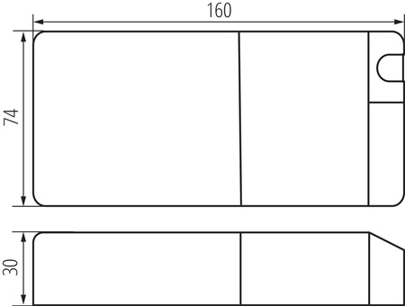 LED-Treiber-Netzteil 26.3W 0.7A Dimmbar Weiß TIBERI KANLUX