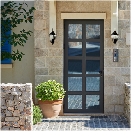 Außen E27 Außenwandleuchte IP54 Schwarz LO4101 Kobi