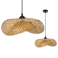 Dekorative Pendelleuchte Bamboo E27 Beige Brugia von Kobi