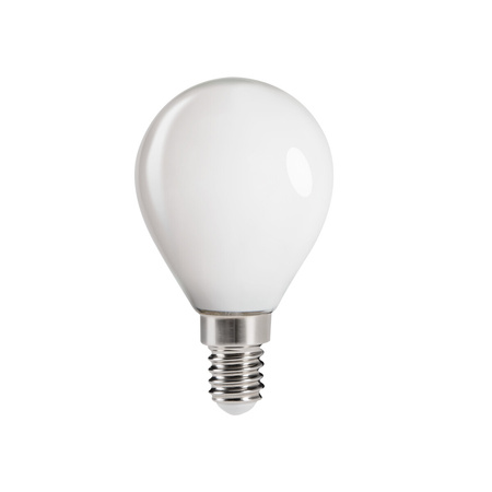 LED Lampen XLED G45 BALL E14 4.5W 470lm 2700K Warm Filament Milch KANLUX