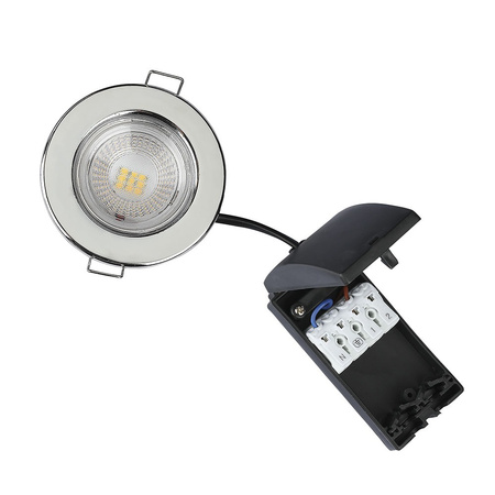 LED Spot 5W 4000K Dimmbar Chrom Flush Mount SAMSUNG CHIP VT-885 V-TAC