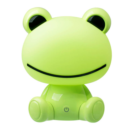 Dekorative Nachtlampe FROG LED 2,5W warmgrüne GOLDLUX (Polux) Lampe für Kinder