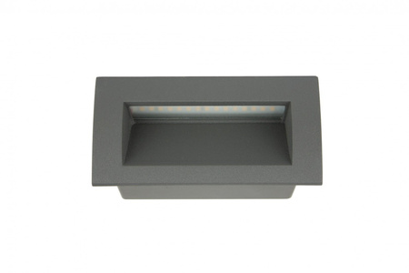 LED-Außeneinbauleuchte für Fassaden Garten Mur-Led M2031 3 W 100lm 3000 K warm Su-Ma