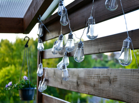 20x LED Solar Lichterkette, Außen Garten Lichterkette 5.69m 3000K warm HELIC LUMILED