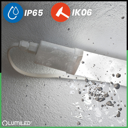 Wasserdichte LED Werkstattleuchte 120cm Garagenleuchte 36W 4000K Wasserdicht RAY LUMILED