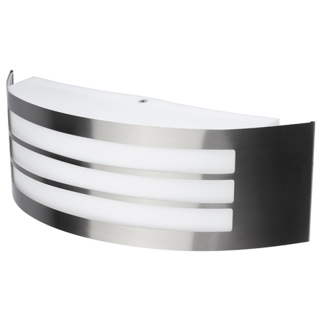 Gartenwandleuchte Erhöhung Außenleuchte E27 INOX IP44 DORIS