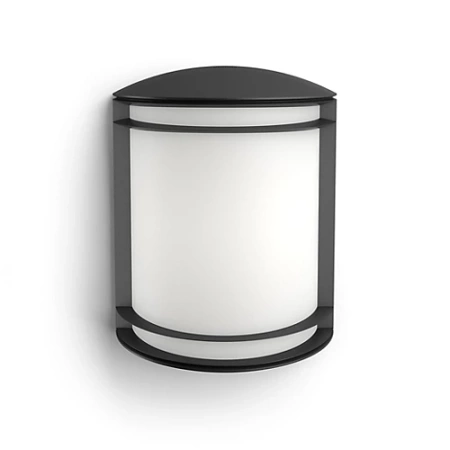 LED Gartenleuchte Wandleuchte ANTELOPE myGarden 6W 4000K IP44 Schwarz PHILIPS