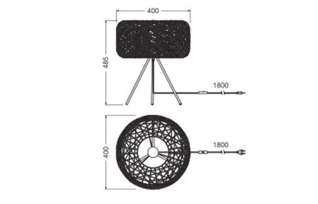 Tischlampe Schreibtisch Leuchte Stehend Dekorativ E27 Beige USB-C Dekor Ledvance