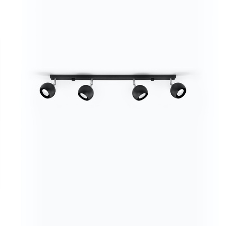 OCULARE Deckenleuchte 4xGU10 Reflektor Halogen Leuchte Moving 80cm Schwarz SOLLUX