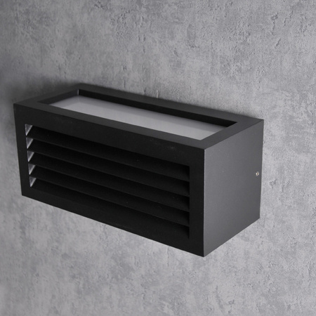 Gartenlampe Wandlampe OSAKA E27 IP54 Schwarz GOLDLUX (Polux)