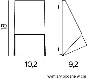 Außengartenlampe LED-WANDLAMPE Oli M1503 GU10 Su-Ma