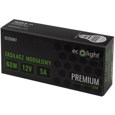 LED Slim Premium 60W 12V Modulares Netzgerät Ecolight