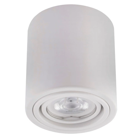 Aufbauleuchte HALOGEN Aluminium Weiß SPOT TUBE 10cm für LED GU10 Bellalux