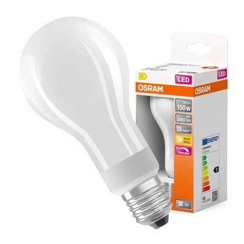 LED-Lampe E27 A60 18W = 150W 2452lm 2700K Warm 330° Glühfaden Dimmbar OSRAM SUPER STAR