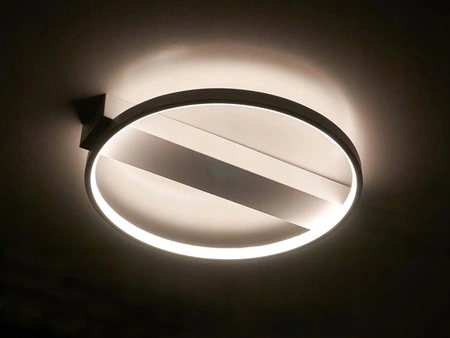 Runde Deckenleuchte PLAFON LED-Kronleuchter 33W 3000K-6500K weiß + Fernbedienung