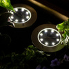 Set bestehend aus 4xGartenlampe 8x LED 0,8W SOLAR BODENMONTAGE IP54