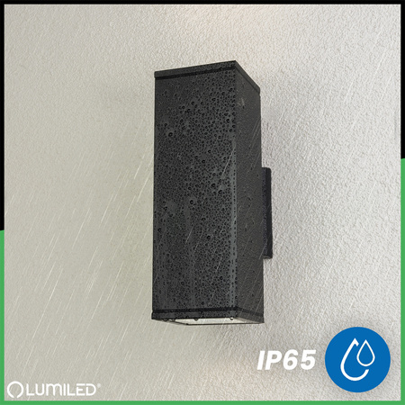 Wandleuchte Außen GU10, Garten-Wandleuchte IP65 AKANTE LUMILED