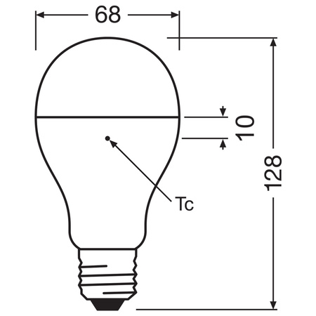 LED Leuchtmittel E27 A60 19W = 150W 2452lm 2700K Warm 200° OSRAM STAR