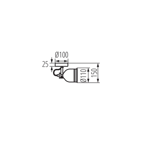 DERATO E14 Weiß KANLUX Wand-/Deckenleuchte