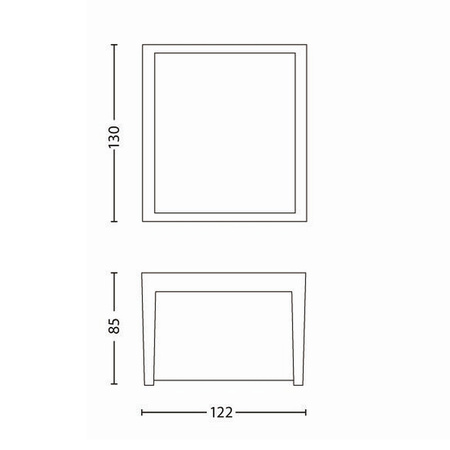 Gartenlampe LED Wandleuchte MACAW myGarden 3W 2700K IP44 Schwarz PHILIPS