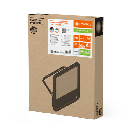 LED-Flutlicht 133W 20000lm 4000K IP66 Schwarz Mit Dämmerungssensor LEDVANCE Flutlicht