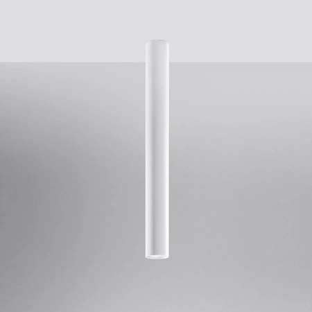 Anbauleuchte LAGOS GU10 Halogen Spot Tuba 60cm Weiß SOLLUX