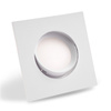 Einbaustrahler GU10, MR16 Einbauspot HALOGEN Quadrat beweglich Weiß VENTUS LUMILED