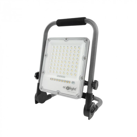 LED-Flutlicht Halogen Akumulator 30W 5000K 900lm IP65 Ecolight