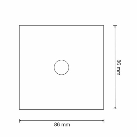 Touch Switch Single mit Kondensator Schwarz Tuya Smart WiFi Sanico Goldlux