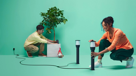 LED-Gartenleuchte für den Außenbereich 3.6W RGB SMART WiFi WiZ pole