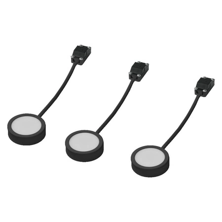 3x LED-Lampe 3W 3000K Unterbauleuchte Schwarz LEDVANCE