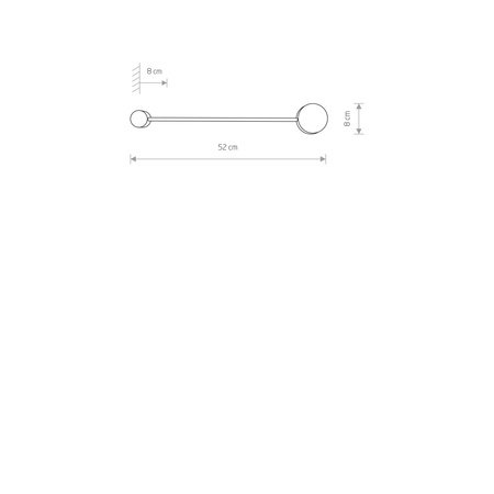 Wandleuchte ORBIT Im 7802 Nowodvorski Weiß GX53 Wandleuchte Modern