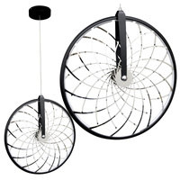 Deckenhängeleuchte LED BICYKL 16W 3000K Schwarz + Chrom