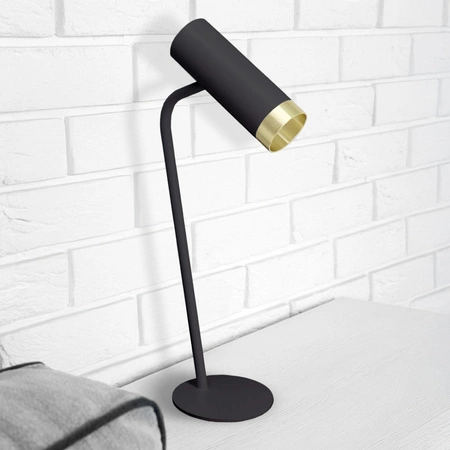 Tisch Tischlampe GU10 Schwarz Fado Sanico Goldlux