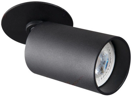 Bewegliche schwarze Spot-Deckenleuchte SPOT CHIRO GU10 Kanlux