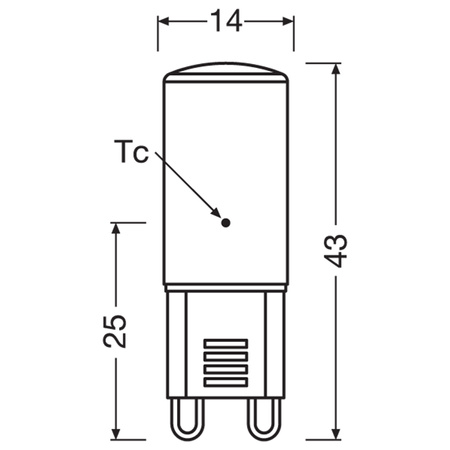 LED Lampen 2x G9 Kapsel 1.9W = 20W 200lm 2700K warm 300° OSRAM
