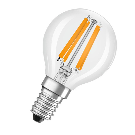 LED-Lampe Kugel E14 P45 4.2W = 40W 470lm 2700K Warm 320° CRI97 Dimmbar Ledvance