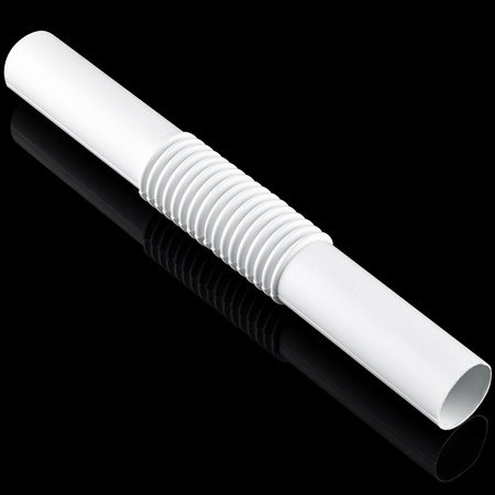 Flexibler Erweiterungsverbinder ZCL 37 mm PVC weiß