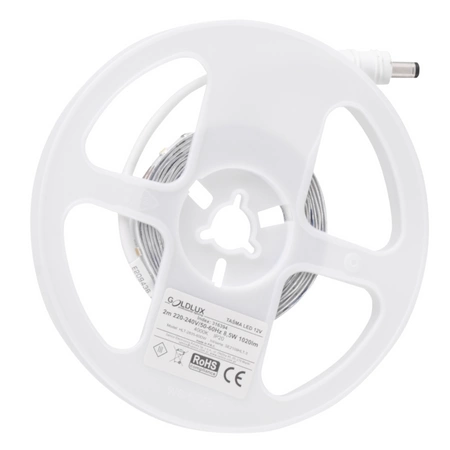 LED-Streifen mit Bewegungs- und Dämmerungssensor 8.5W 1020lm 4000K Neutral 220-240V Weiß 2m Sanico Goldlux