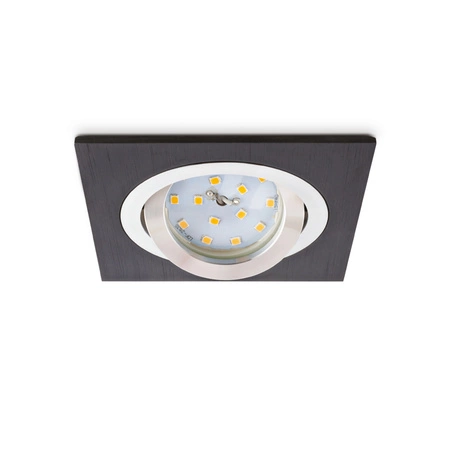 Flush Mount GU10 Halogen Einbaustrahler Mesh Schwarz Quadratisch Kobi