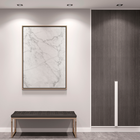 BEWEGLICHE Deckenleuchte OPIN GOLDLUX (Polux) QUADRATISCH SCHWARZER STAHL