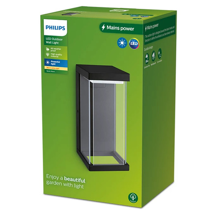KYRIE 12W 2700K IP44 Rechteckige PHILIPS Garten LED Wandlampe