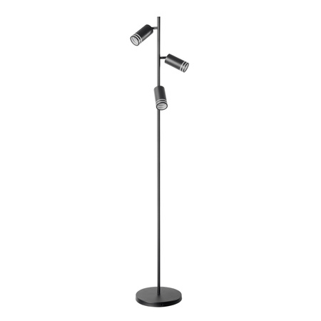 Stehende Stehleuchte 3x GU10 Schwarz ROMA Sanico Goldlux