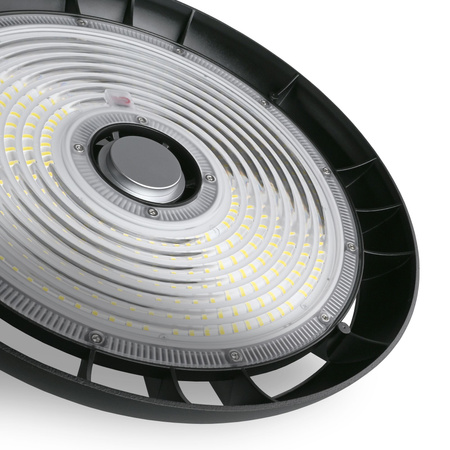 LED High Bay Industrieleuchte 200W 32600lm 5000K Neutral 90° Schwarz Pendel IP65 Videx