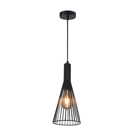 Sanico Goldlux E27 Schwarz Tiana Dekorative Hängeleuchte für Decken