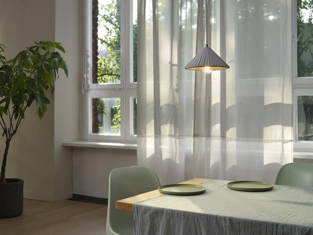 Dekorative Decke Pendelleuchte E27 Überhang Grau Beton Dekor Ledvance