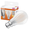 2x LED Glühbirne A60 B22d 6.5W = 60W 806lm 2700K Warm 300° Retrofit Glühfaden CLASSIC Osram