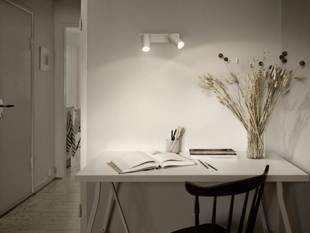 LED-Decken-Wandleuchte Wandanbauleuchte 6.8W 460lm 3000K Warm Dimmbar Weiß LED Spot Octagon Ledvance