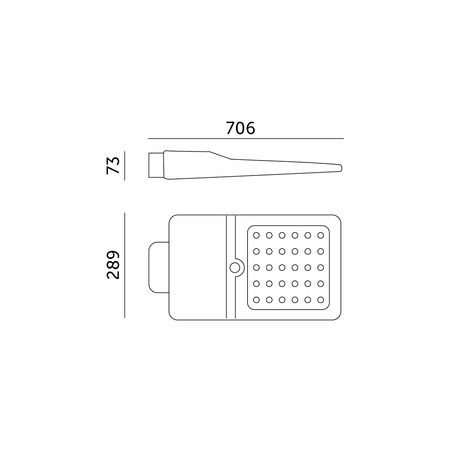 Solar-LED Fluterlampe 40 W 4000 K Neutral 4800 lm IP65 Kobi-Bewegungssensor + Fernbedienung